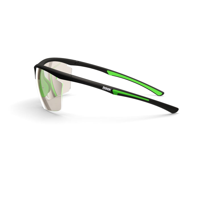 DINK Daytona Petite Large Pickleball Sunglasses - Black/Green