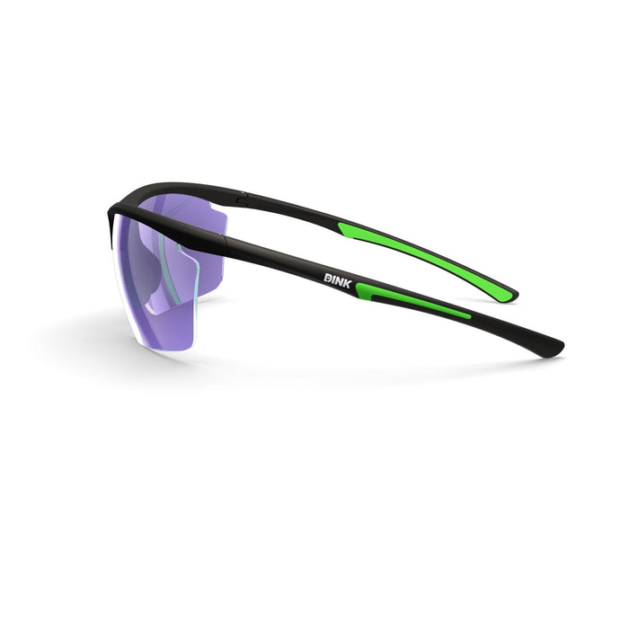DINK Daytona Petite Large RX Pickleball Sunglasses - Black/Green