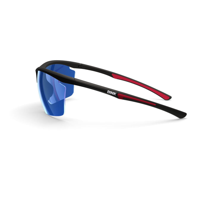 DINK Daytona Petite Large Pickleball Sunglasses - Black/Red