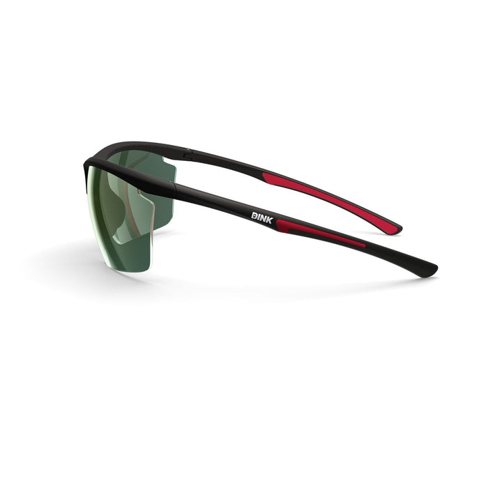 DINK Daytona Petite Large Pickleball Sunglasses - Black/Red