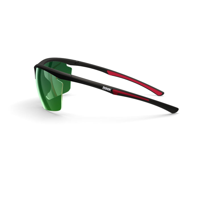 DINK Daytona Petite Large Pickleball Sunglasses - Black/Red