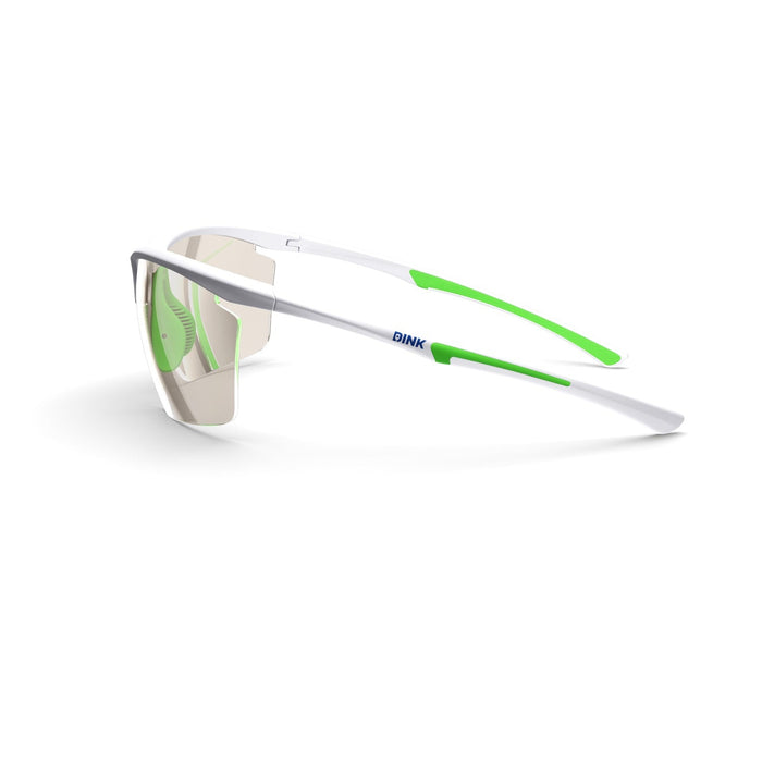 DINK Daytona Petite Large RX Sunglasses - White/Green
