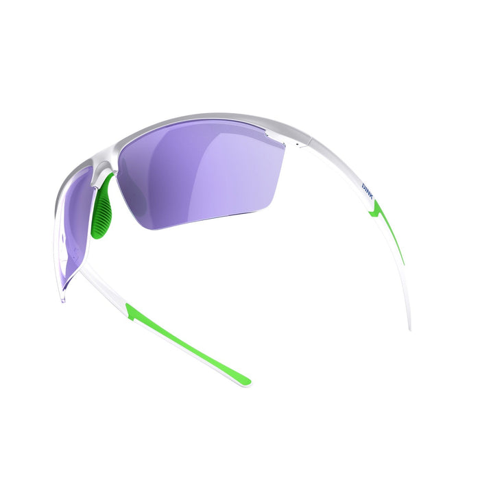 DINK Daytona Petite Large Pickleball Sunglasses - White/Green