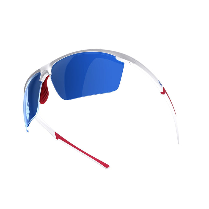 DINK Daytona Petite Large Pickleball Sunglasses - White/Red