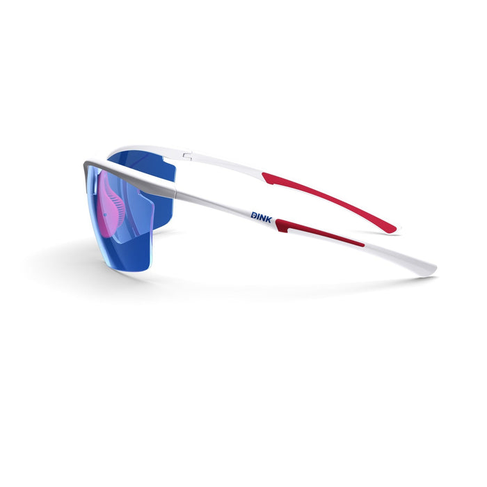 DINK Daytona Petite Large RX Sunglasses - White/Red