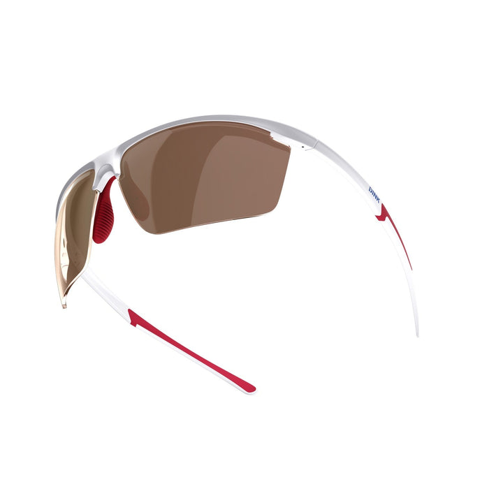 DINK Daytona Petite Large Pickleball Sunglasses - White/Red