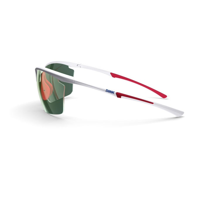 DINK Daytona Petite Large RX Sunglasses - White/Red