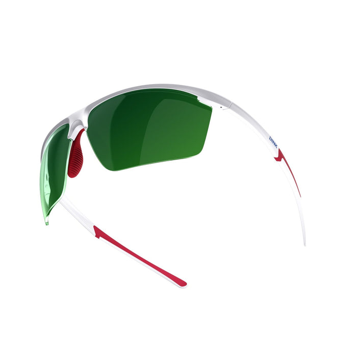 DINK Daytona Petite Large RX Pickleball Sunglasses - White/Red