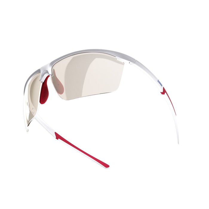 DINK Daytona Petite Large Pickleball Sunglasses - White/Red