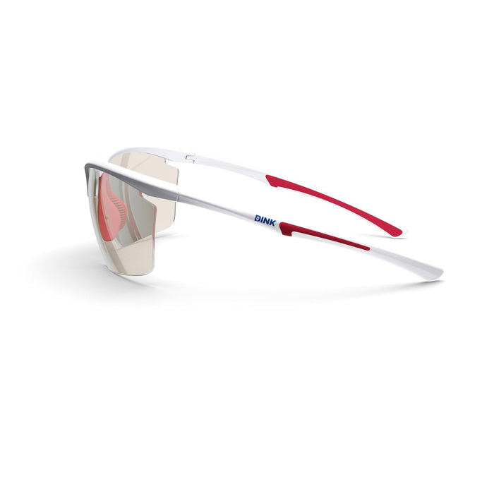 DINK Daytona Petite Large Sunglasses - White/Red