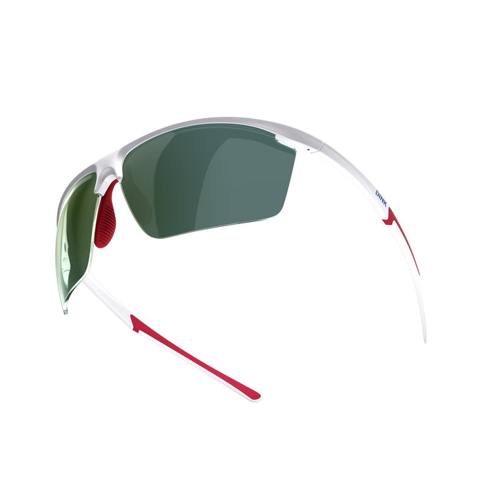 DINK Daytona Petite Large Sunglasses - White/Red
