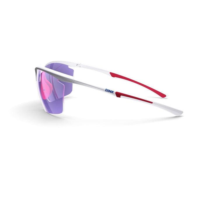 DINK Daytona Petite Large RX Pickleball Sunglasses - White/Red
