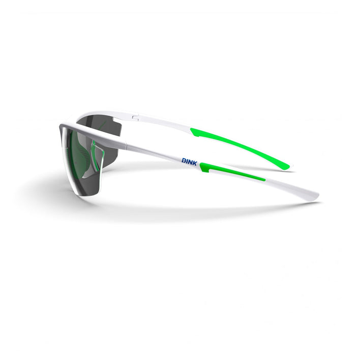 Daytona Petite Sunglasses - White/Green