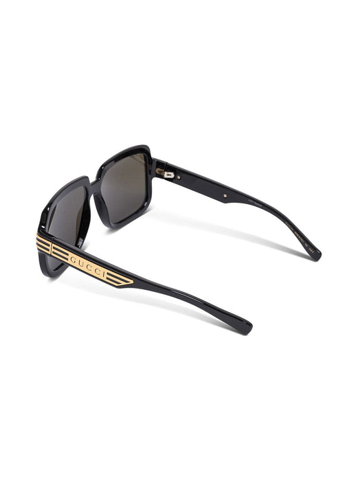 Gucci Women Square Black Sunglasses