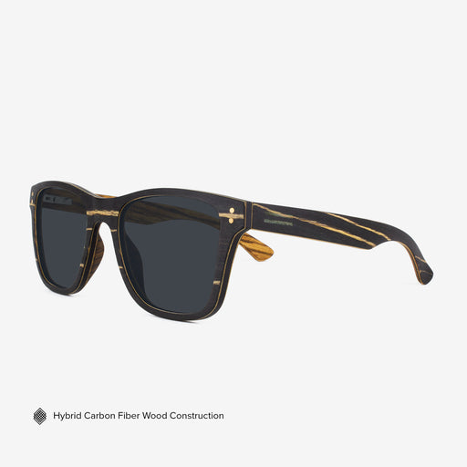 TOMMY OWENS Delray - Wood & Carbon Fiber Sunglasses - Product image