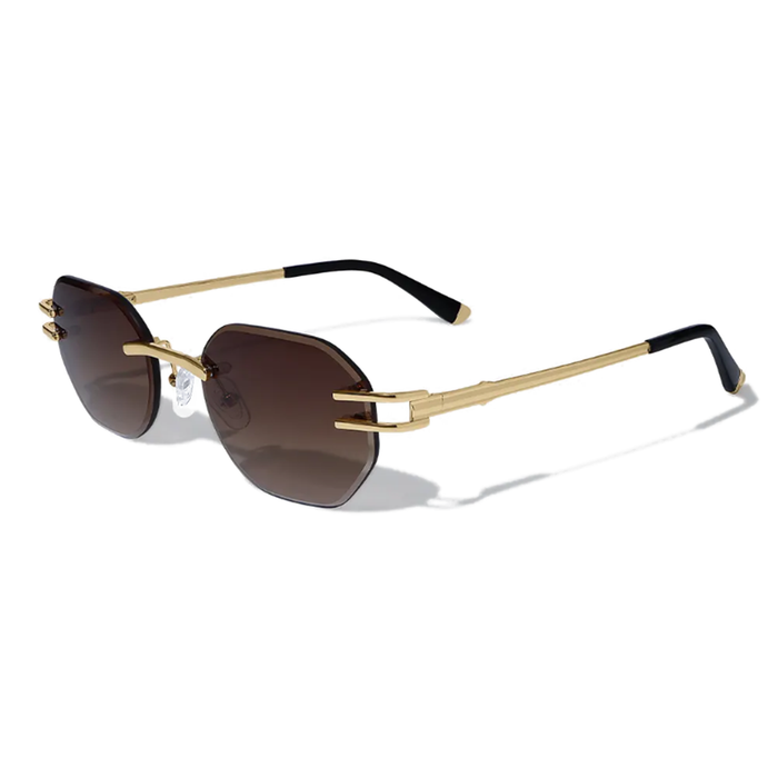 COSSINO Dore Metal Frameless Sunglasses