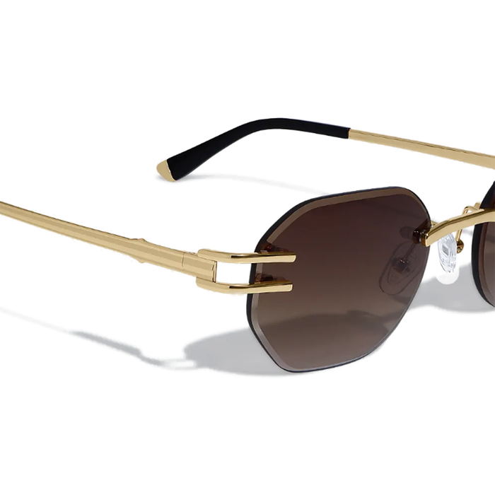 COSSINO Dore Metal Frameless Sunglasses