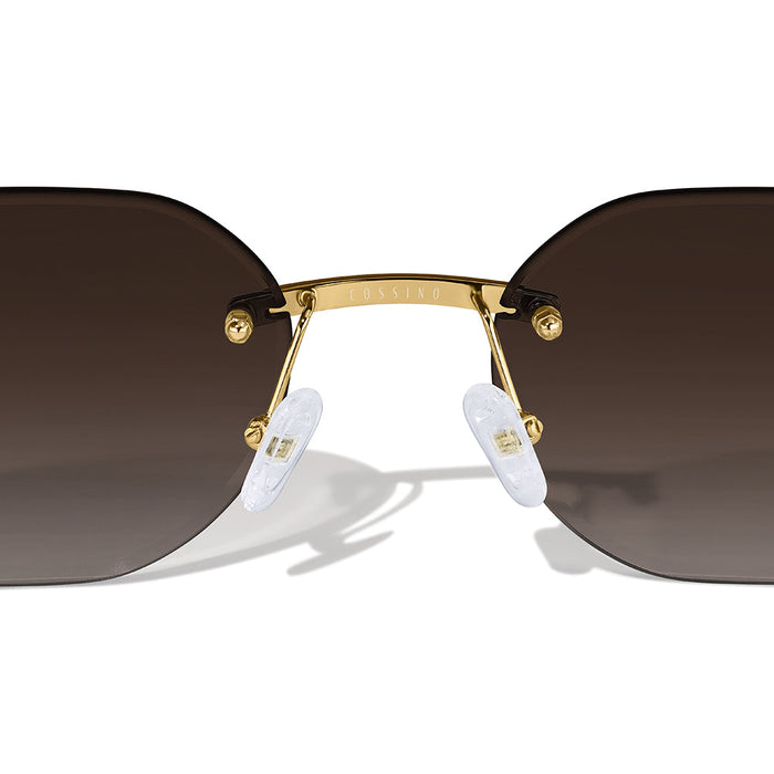 COSSINO Dore Metal Frameless Sunglasses