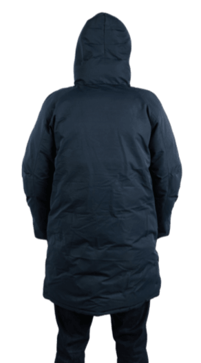 Ecoon San Sebastian Long Warm Insulated Jacket Men Blue ECO182419TS Recycled Recyclable