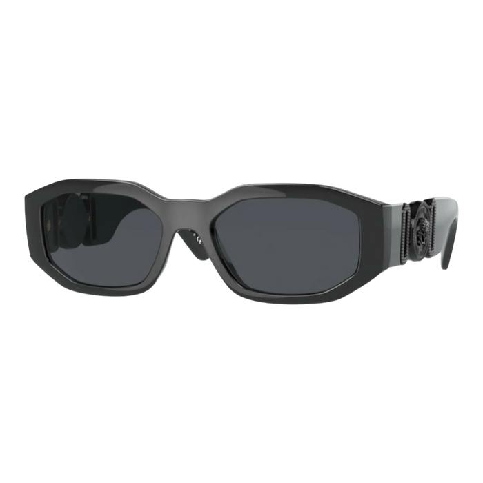 Versace Medusa Biggie Men Sunglasses Black/Dark Grey
