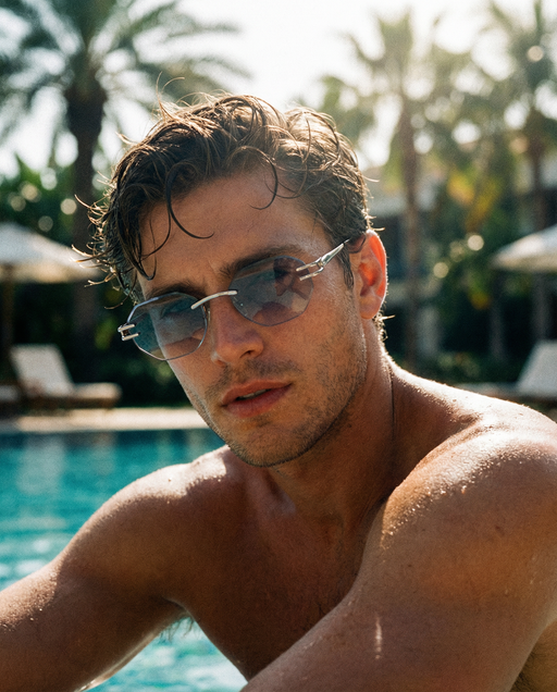 COSSINO Emil Metal Frameless Sunglasses - Product image