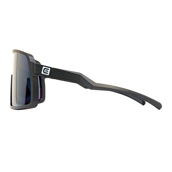 image of sunglasses model Rockwell Time Forza (Black/Blue Anti-Reflective, Polarized, Oleo-phobic Lens)