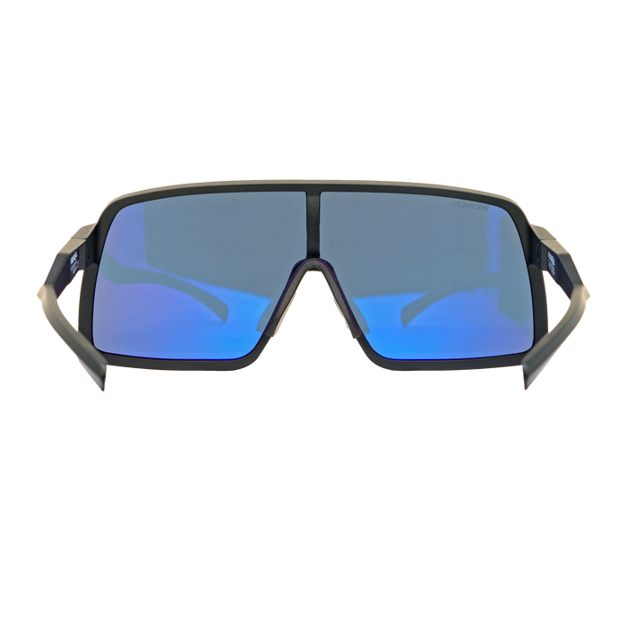 image of sunglasses model Rockwell Time Forza (Black/Blue Anti-Reflective, Polarized, Oleo-phobic Lens)
