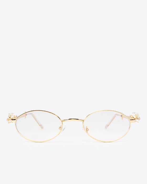 SOLEIL - Clear Lenses, Gold Chrome Frame