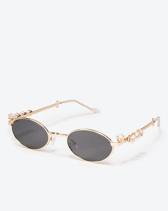 GLEAMLEY SOLEIL - Black Lenses,Chrome Frame - Product image
