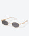 GLEAMLEY SOLEIL - Black Lenses,Chrome Frame - Product image