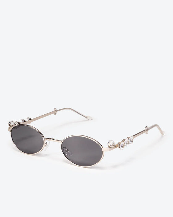 GLEAMLEY SOLEIL - Black Lenses,Chrome Frame - Product image