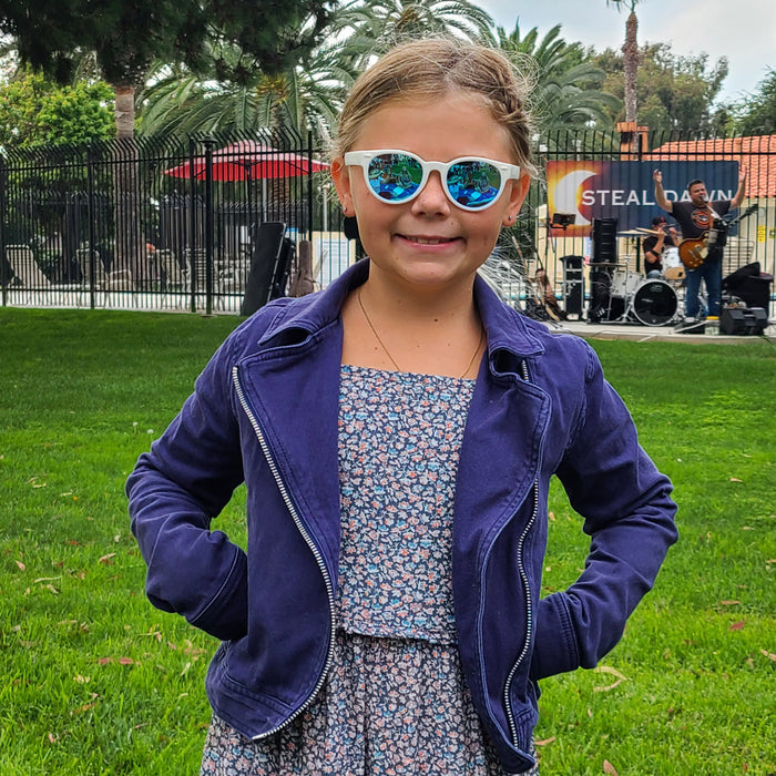 image of sunglasses model RO-SHAM-BO RO-SHAM-BO Sunglasses Ice Ice Baby Rounds | Toddler