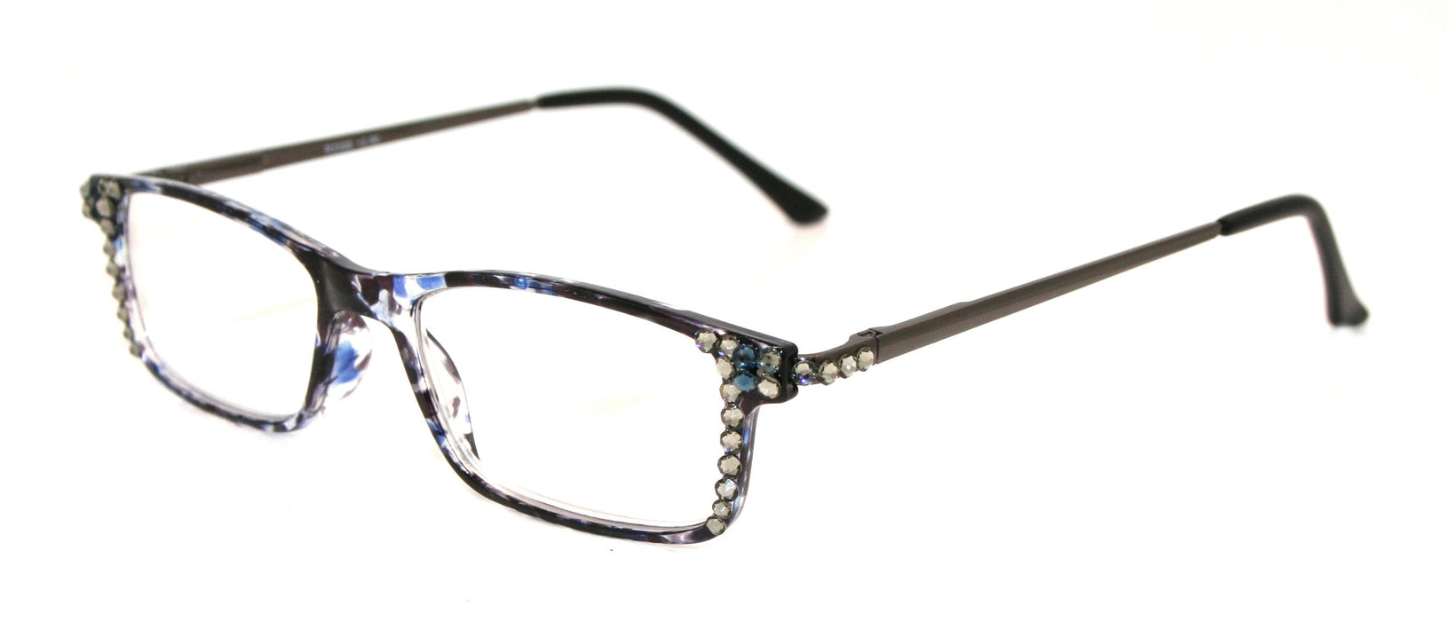 Vienna, (Bling) Women Reading Glasses W (Black Diamond, Montana Blue)   +1.25 +3 (Tortoise Shell, Blue) NY Fifth Avenue