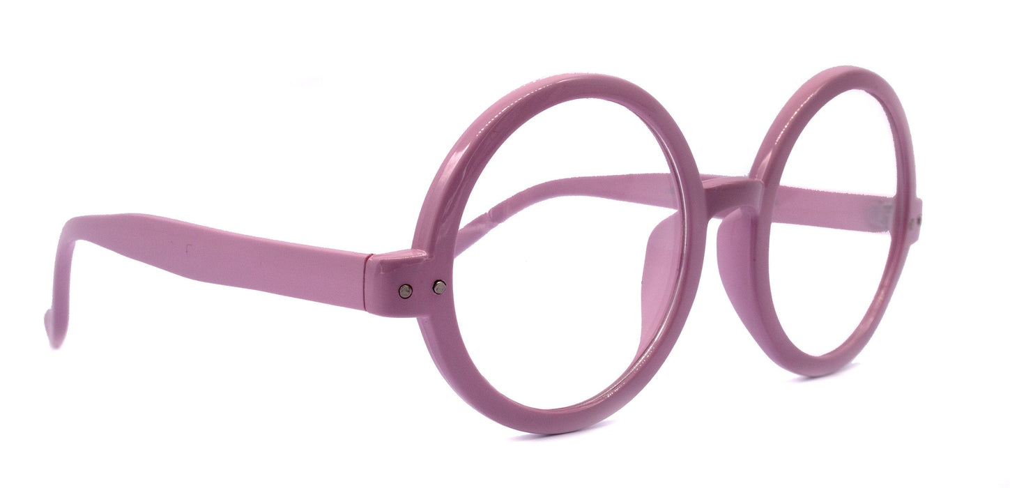 NY FIFTH AVENUE Zelda, (Reading Glasses) (Premium) Big True Round vintage (L. Purple) X Large Eye, Oversize, NY Fifth Avenue - Product image
