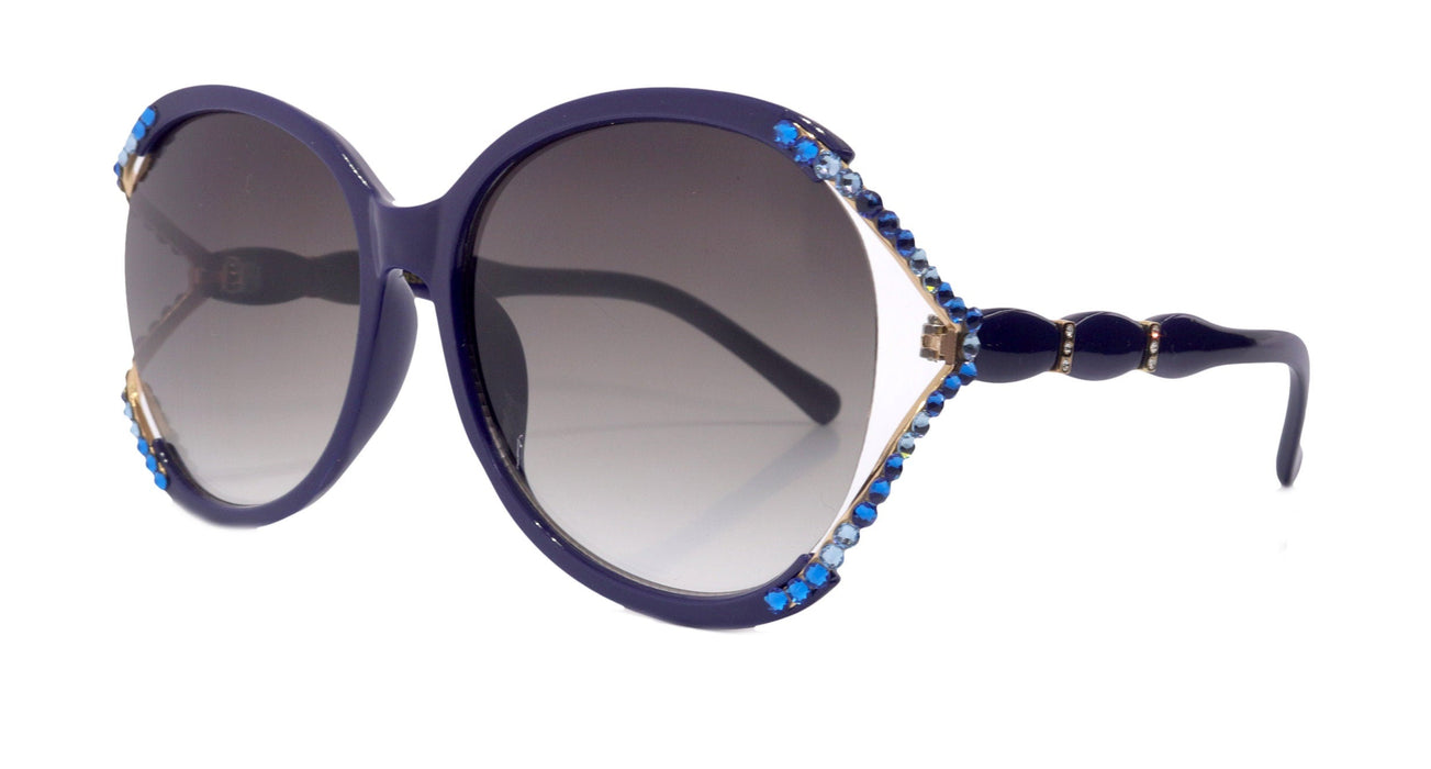 Bling Women Sunglasses  Genuine European Crystals,  100% UV Protection. NY Fifth Avenue