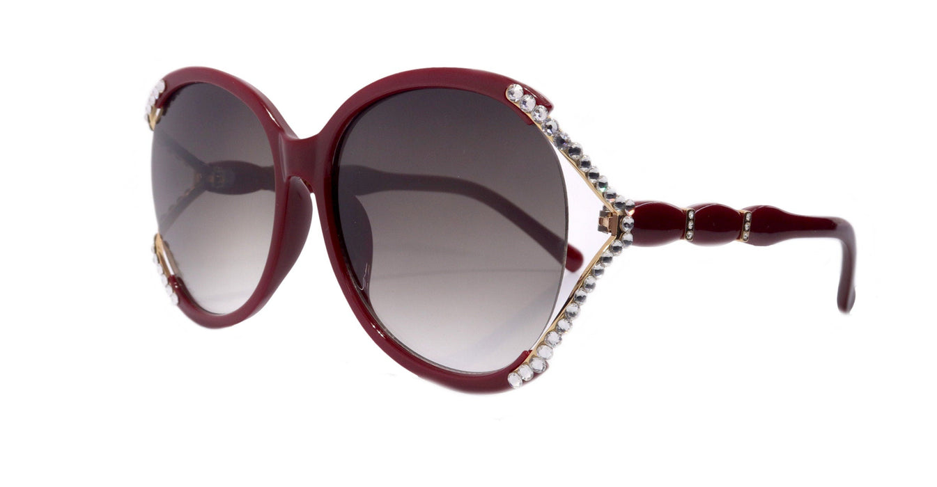 Bling Women Sunglasses  Genuine European Crystals,  100% UV Protection. NY Fifth Avenue