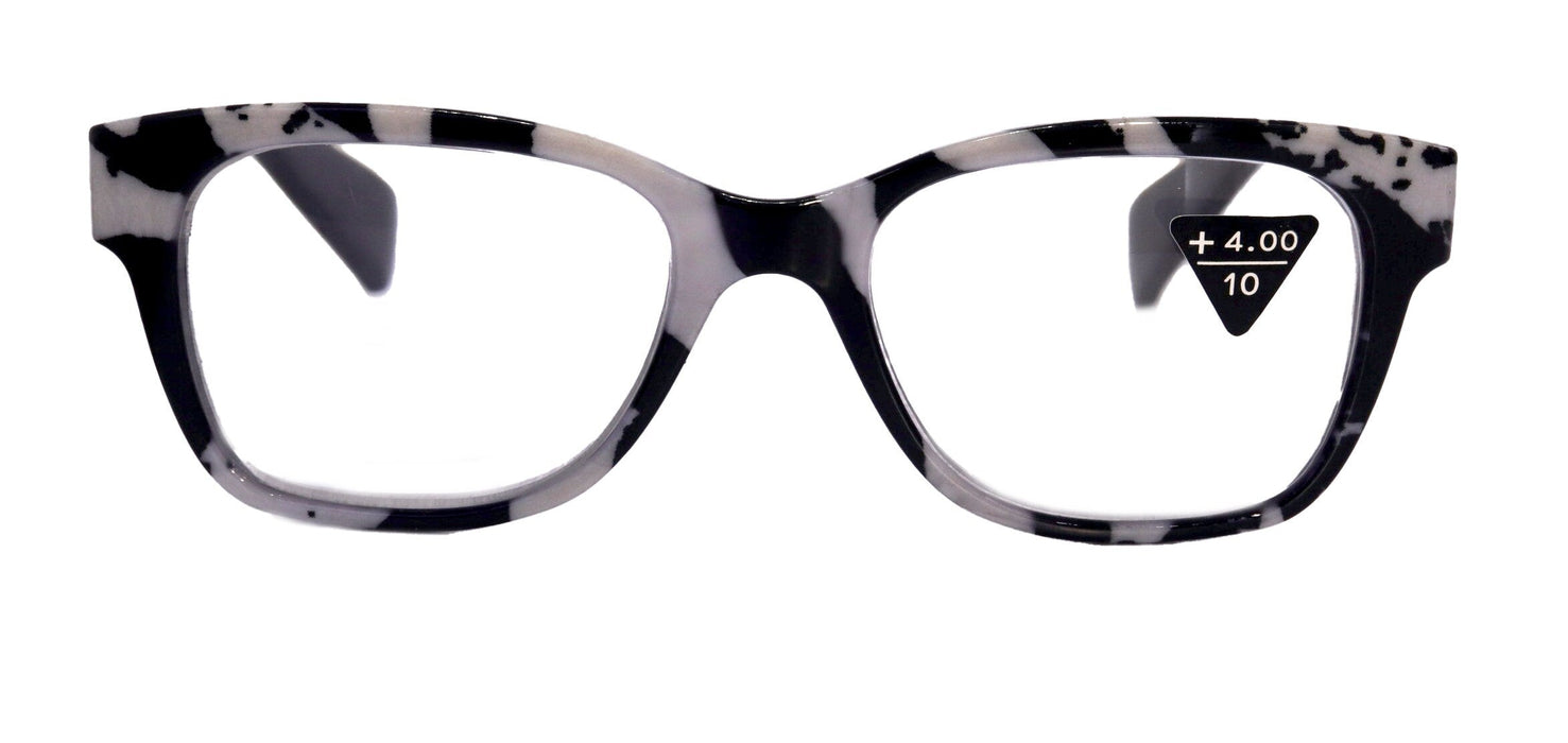 THE BOHEMIAN, Premium Reading Glasses High End Reading Glass +1.25 to +4 magnifying glasses, Square. optical Frames