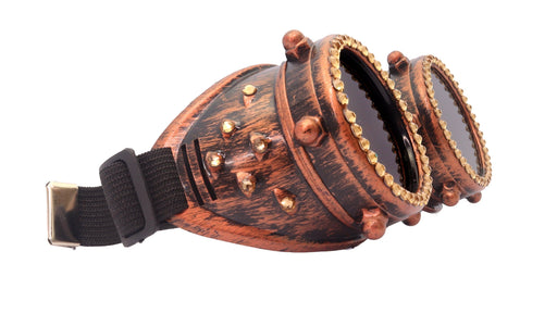 NY FIFTH AVENUE Bling Steampunk Goggles Diesel, Vintage Style, Burning Man, Rave Eyewear, Wasteland, Steampunk Goggles, Vintage Style, Retro, - Product image