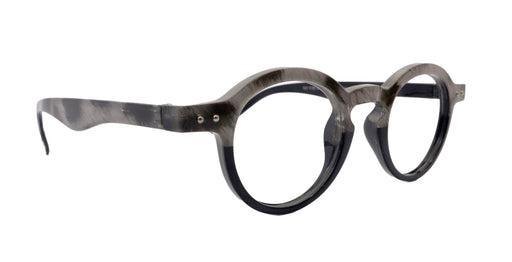 NY FIFTH AVENUE Orlando (Premium) Reading Glasses, High End Readers, Magnifying Eyeglasses, (Black Translucent) (Round) NY Fifth Avenue - Product image