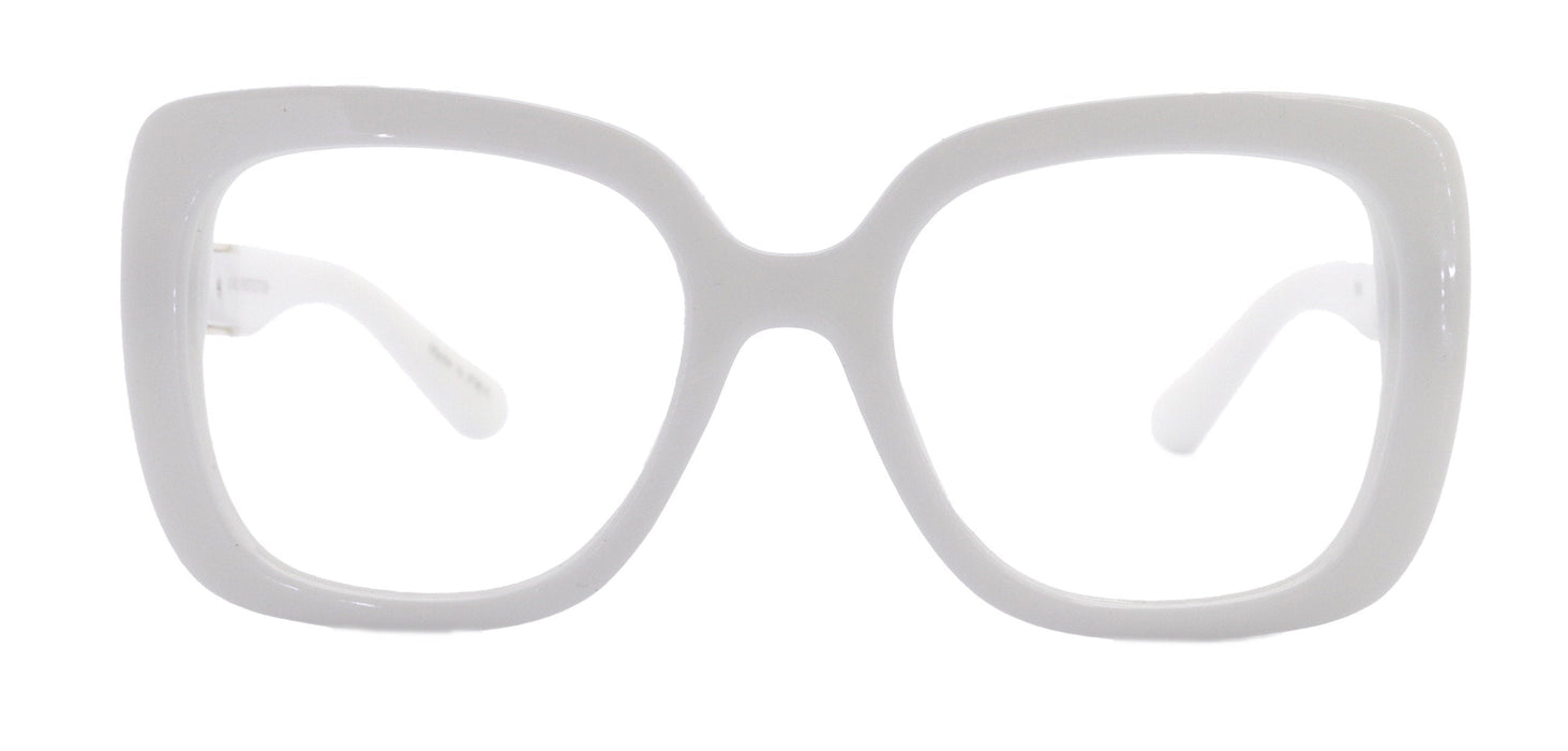 Emory, Large Oversized Reading Glasses, Women Readers, High End Reading Magnifying eyeglasses,  Big Square optical Frames