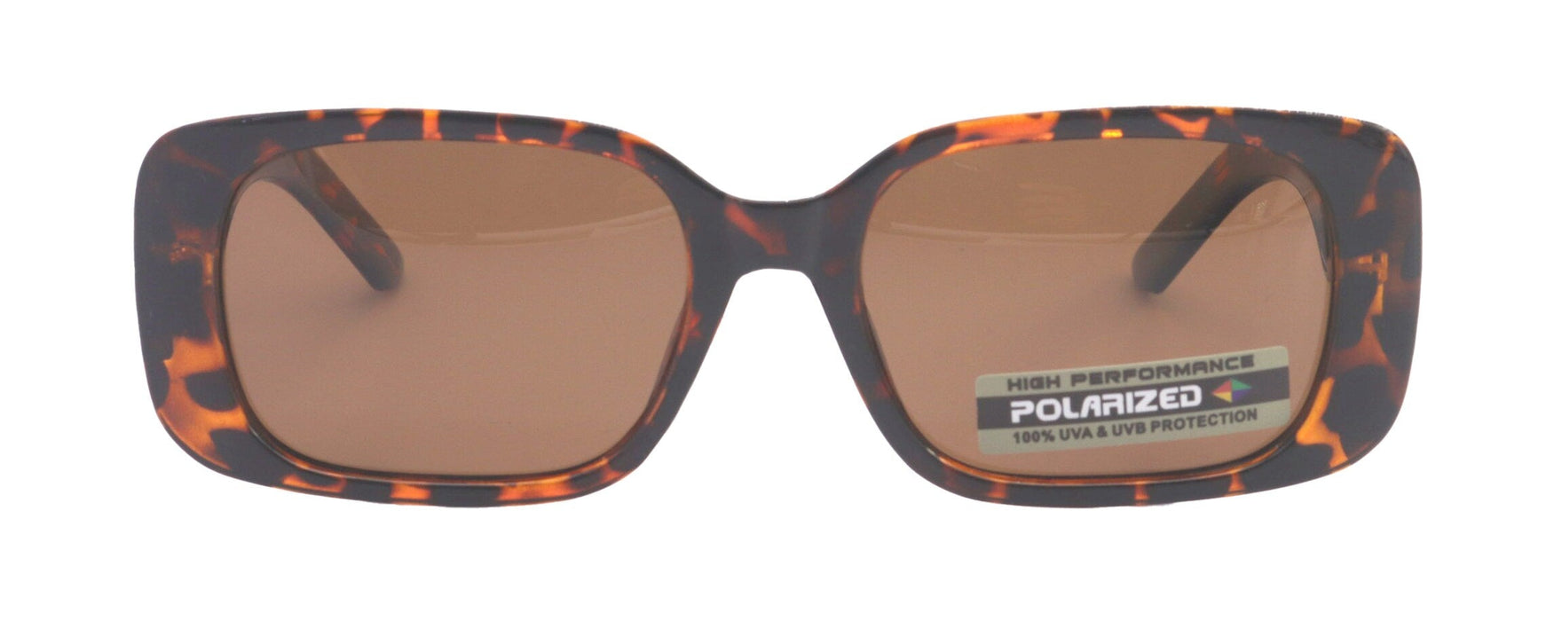 Chania Polarized Women Sunglasses, 1.1mm Polarized Brown Lenses, 100% UVA UVB Protection (Brown, Square)  NY Fifth Avenue