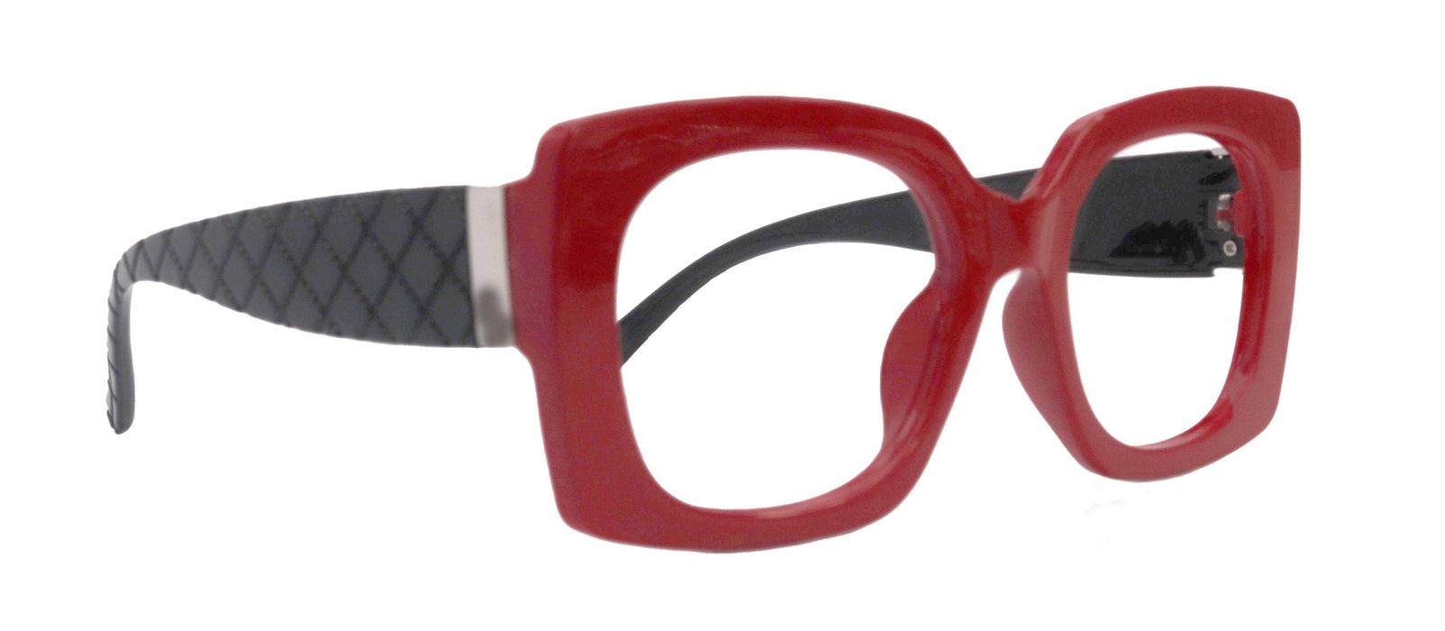 Tokio Reading Glasses, Red With Black , Large Frame, High End Readers, Bifocal,  Sun readers, Trendy Style,  NY Fifth Avenue