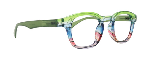 NY FIFTH AVENUE Sorbet Premium Reading Glasses High End Readers +1.25 .. +4.00 (Green Transparent) Round Optical Frames. NY Fifth Avenue. - Product image