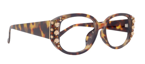 NY FIFTH AVENUE Petunia Bling Reading Glasses, Copper W Brown, Large Frame, High End Readers, Bifocal, Sun readers, Trendy Style, NY Fifth Avenue - Product image