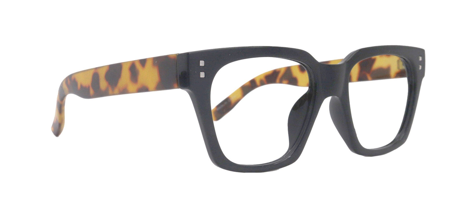 Ravello Line Bifocal Premium  Reading Glasses, High-End Readers +1.25 to +3.50 Magnifying, Fashion Square (Black Tortoise) NY Fifth Avenue