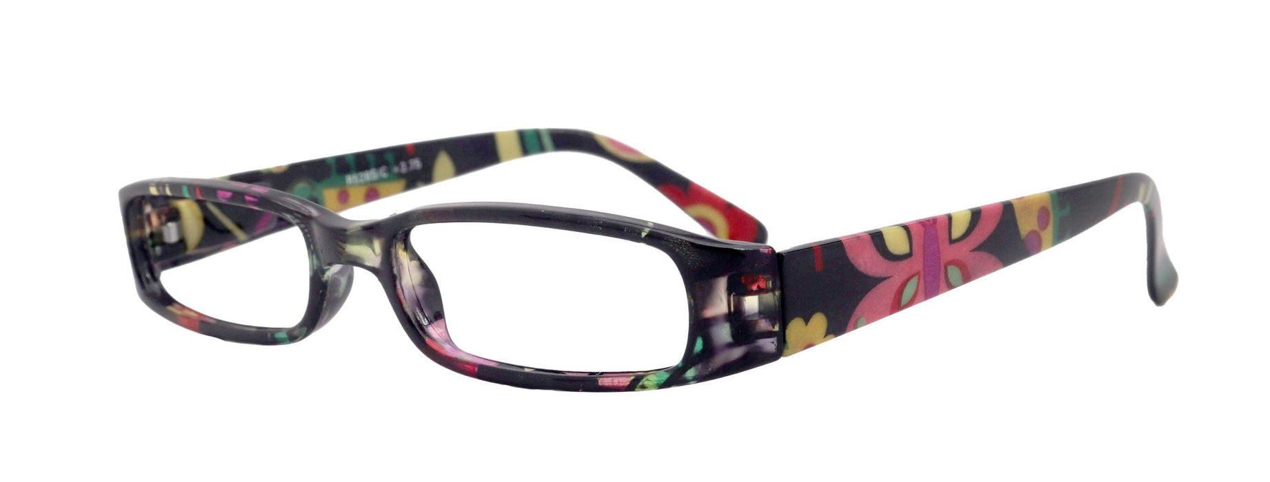 Elsa, Premium Reading Glasses for Women  (Black flower ) Optical Frame, NY Fifth Avenue