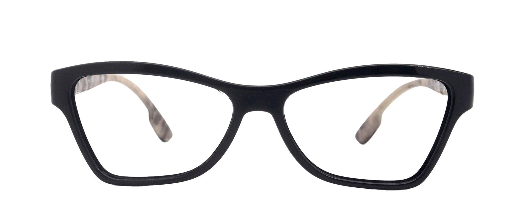 Avian,  (Premium) Reading Glasses, High End Reader +1.25 to +3 Magnifying Eyeglass, Cat Eye (Black N Brown) Feather Pattern. NY Fifth Avenue