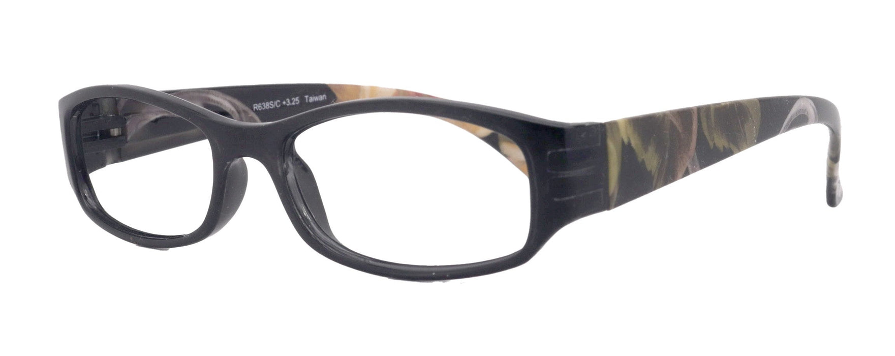 Rosie Premium Reading Glasses, Fashion Reader (Flower Black) Print, Oval Shape +4  High Magnification, NY Fifth Avenue