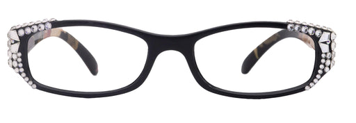 NY FIFTH AVENUE Rosie Bling Reading Glasses Women W (Aurora Borealis) Genuine European Crystals (Black) NY Fifth Avenue - Product image