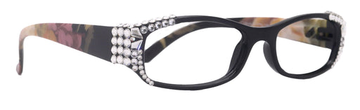 NY FIFTH AVENUE Rosie Bling Reading Glasses Women W (Aurora Borealis) Genuine European Crystals (Black) NY Fifth Avenue - Product image